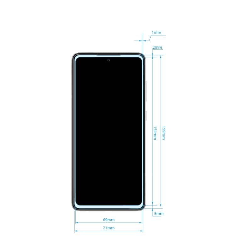 Apsauginis stiklas Crong 7D Nano 9H skirtas Samsung Galaxy A33 5G kaina ir informacija | Apsauginės plėvelės telefonams | pigu.lt