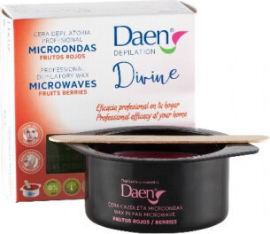 Vaškas depiliacijai Daen Depilation Professional Depilatory Wax Microwaves Fruits Berries, 100g kaina ir informacija | Depiliacijos priemonės | pigu.lt