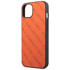 Оригинальный чехол Glitter KARL LAGERFELD Logo для iPhone 14 Pro (6,1″) - Прозрачный/Серебряный цена и информация | Чехлы для телефонов | pigu.lt