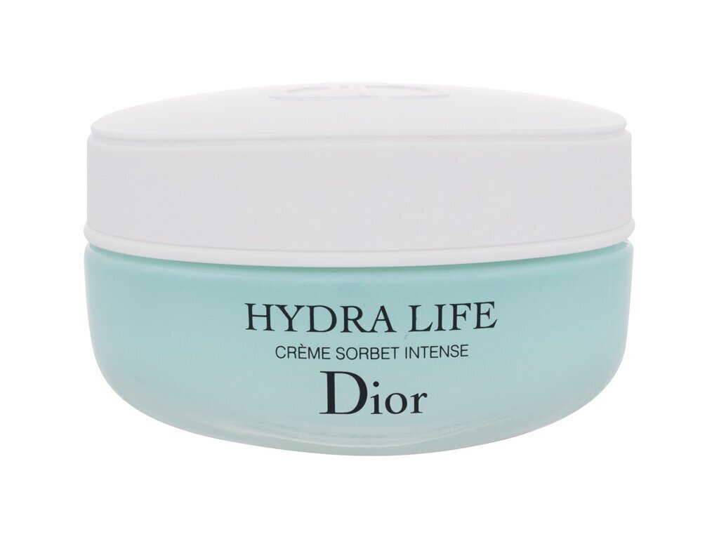 Drėkinamasis veido kremas Dior Hydra Life Hydration Intense Sorbet Creme, 50ml kaina ir informacija | Veido kremai | pigu.lt