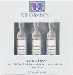 Veido ampulės Dr. Grandel Dr Grandel Aha Effect, 3 x 3 ml цена и информация | Сыворотки для лица, масла | pigu.lt