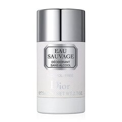 Карандаш-дезодорант Christian Dior Eau Sauvage 75 мл цена и информация | Мужская парфюмированная косметика | pigu.lt