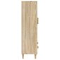 Komoda, Apdirbta mediena , 70x31x115cm, sonoma ąžuolo spalva kaina ir informacija | Komodos | pigu.lt