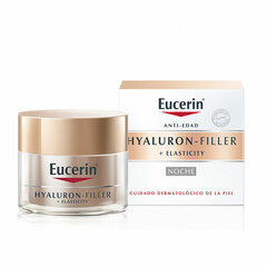 Naktinis kremas Eucerin Hyaluron Filler + Elasticity, 50 ml kaina ir informacija | Veido kremai | pigu.lt