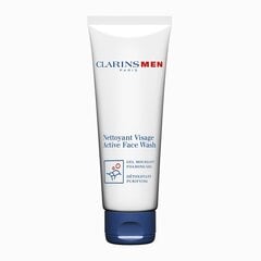 Putojantis veido prausiklis Clarins Men Active Face Wash vyrams 125 ml kaina ir informacija | Veido prausikliai, valikliai | pigu.lt