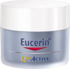 Ночной крем от морщин Q10 Active Eucerin 50 ml цена и информация | Кремы для лица | pigu.lt