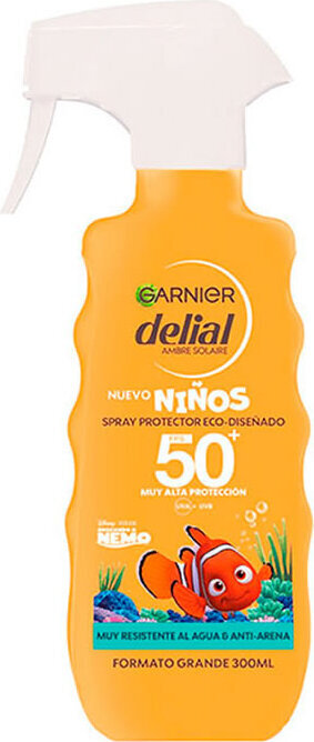 Purškiklis nuo saulės Garnier Delial Eco-Designed Spf50, 300ml kaina ir informacija | Kremai nuo saulės | pigu.lt