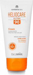 Солнцезащитный крем Heliocare Ultra 90 Cream SPF50+, 50мл цена и информация | Кремы от загара | pigu.lt