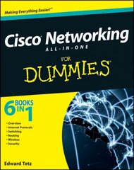 Cisco Networking All-in-One For Dummies цена и информация | Книги по экономике | pigu.lt