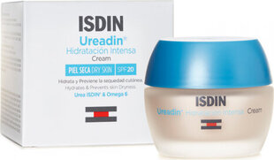 Drėkinamasis veido kremas Isdin Ureadin Intense Hydration Spf20, 50ml kaina ir informacija | Veido kremai | pigu.lt