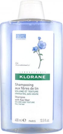 Apimties suteikiantis šampūnas Klorane Volume and Texture Shampoo With Flax Fiber, 400ml цена и информация | Šampūnai | pigu.lt