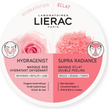 Veido kaukė Lierac Hydragenist-Supra Radiance Mask 2x6ml kaina ir informacija | Veido kaukės, paakių kaukės | pigu.lt