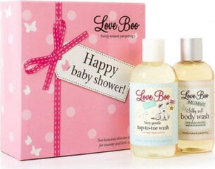 Rinkinys Love Boo Happy Baby Shower: prausiklis, 250 ml + plaukų ir kūno prausiklis, 50 ml kaina ir informacija | Kosmetika vaikams ir mamoms | pigu.lt