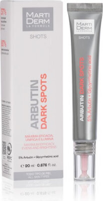 Veido gelis kremas Martiderm Arbutin Dark Spots, 20 ml kaina ir informacija | Veido kremai | pigu.lt