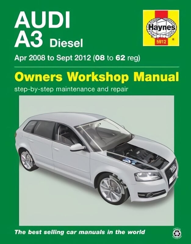 Audi A3 (Apr '08 - Sept '12) 08 To 62: 2008 to 2012 kaina ir informacija | Kelionių vadovai, aprašymai | pigu.lt