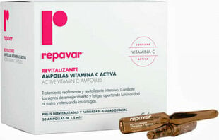 Veido serumas Repavar Revitalizante Active Vitamin C 20 x 1.5ml цена и информация | Сыворотки для лица, масла | pigu.lt