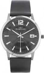 Rubicon MEN&#39;S WATCH RNCE21 - TITANIUM (zr103c) RNCE21DMVX03BX цена и информация | Мужские часы | pigu.lt