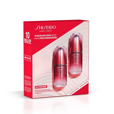 Veido serumų rinkinys Shiseido - Ultimune Power Infusing Concentrate 2 X 50ml kaina ir informacija | Veido aliejai, serumai | pigu.lt