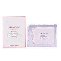 Veido valymo servetėlės Shiseido Essential Purness Refreshing Cleansing Sheet 30 vnt. kaina ir informacija | Veido prausikliai, valikliai | pigu.lt