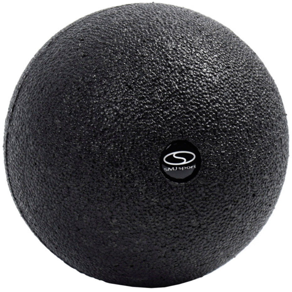 Masažo kamuoliukas Smj, 10 cm, juodas kaina ir informacija | Masažo reikmenys | pigu.lt