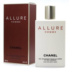 Гель для душа для мужчин Chanel Allure Homme, 200 мл цена и информация | Масла, гели для душа | pigu.lt