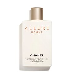 Гель для душа для мужчин Chanel Allure Homme, 200 мл цена и информация | Масла, гели для душа | pigu.lt