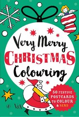 Very Merry Christmas Colouring: 50 Festive Postcards to Colour and Send цена и информация | Книги для малышей | pigu.lt