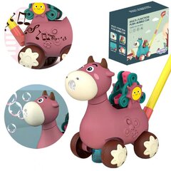 Stumdukas Woopie su garsu ir muilo burbulais, Bubble Car Pink цена и информация | Игрушки для малышей | pigu.lt