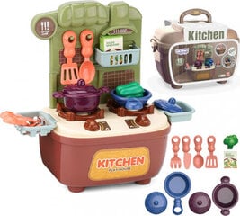 Virėjo rinkinys Woopie Kitchen Play House 2in1, 19vnt kaina ir informacija | Žaislai kūdikiams | pigu.lt