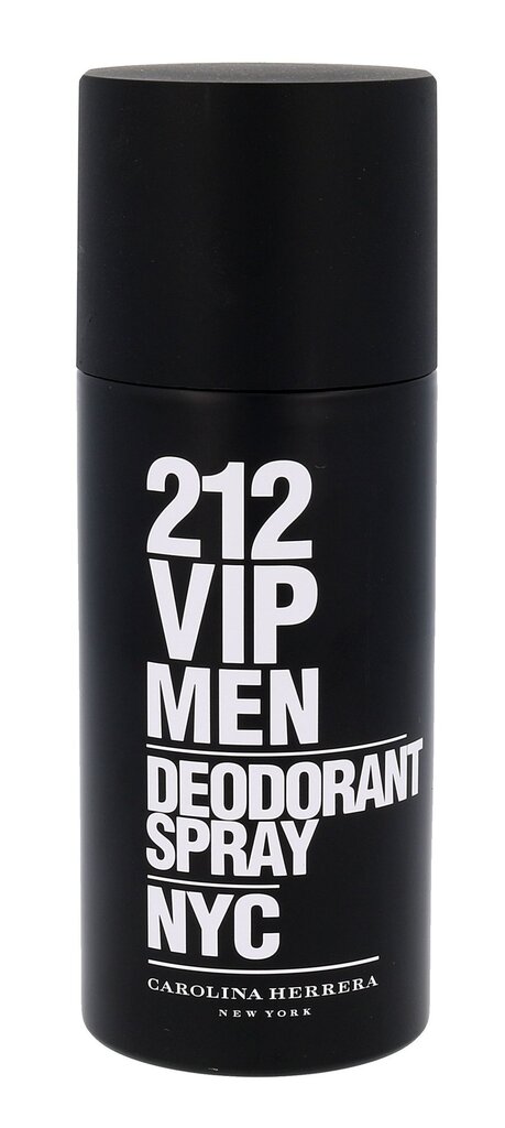 Purškiamas dezodorantas Carolina Herrera 212 VIP Men vyrams 150 ml kaina ir informacija | Parfumuota kosmetika vyrams | pigu.lt