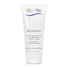 Rankų ir nagų kremas Biotherm Biomains, 100 ml kaina ir informacija | Kūno kremai, losjonai | pigu.lt