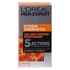Drėkinamasis veido kremas vyrams L'Oreal Paris Men Expert Hydra Energetic, 50 ml kaina ir informacija | L'Oréal Paris Kvepalai, kosmetika | pigu.lt