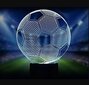 Naktinis šviestuvas LED RGB lempa Futbolo kamuolys цена и информация | Staliniai šviestuvai | pigu.lt