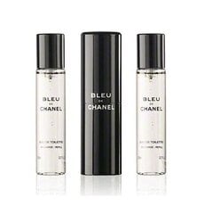 Tualetinis vanduo Chanel Bleu de Chanel EDT vyrams 3 x 20 ml kaina ir informacija | Kvepalai vyrams | pigu.lt