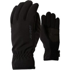 Теплые многофункциональные перчатки Ziener Limport, черные цена и информация | Лыжная одежда и аксессуары | pigu.lt