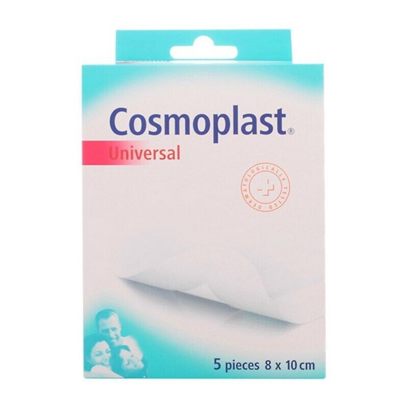 Sterilūs pleistrai Cosmoplast Universal, 5 vnt. цена и информация | Pirmoji pagalba | pigu.lt