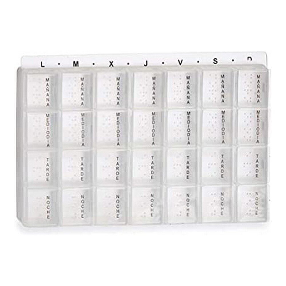 Dėžutė vaistams BigBuy Home S3606115 balta kaina ir informacija | Vaistinėlės ir saugos reikmenys | pigu.lt