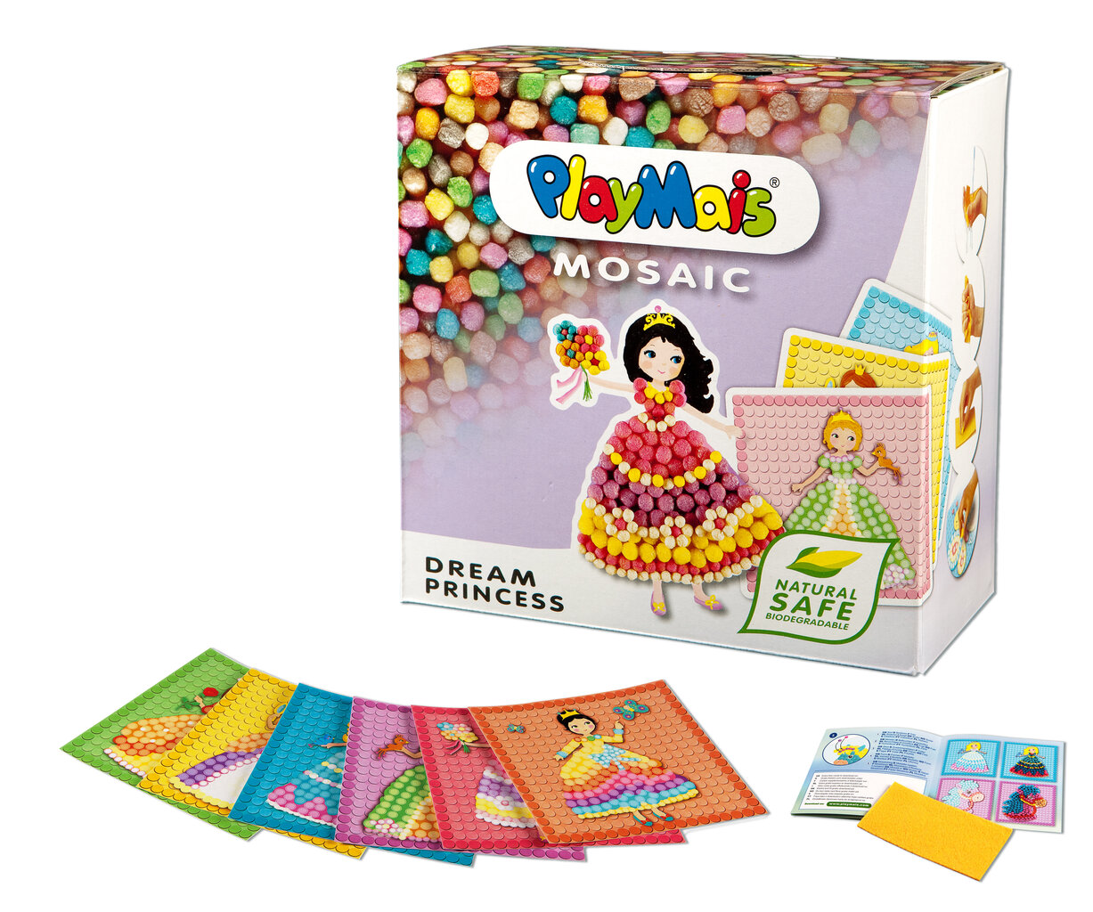 Žaidimas mozaika PlayMais, Svajonių princesė, 1601782, 300 vnt. цена и информация | Lavinamieji žaislai | pigu.lt