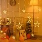 Varveklio tipo LED šviestuvai su dekoracijomis (Kalėdiniai LED užuolaidiniai šviestuvai/lempos) 3,5 m + 3 m kaina ir informacija | Girliandos | pigu.lt