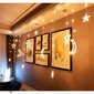 Varveklio tipo LED šviestuvai su dekoracijomis (Kalėdiniai LED užuolaidiniai šviestuvai/lempos) 3,5 m + 3 m kaina ir informacija | Girliandos | pigu.lt