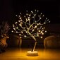 LED dekoratyvinis medis, 45cm, 108 LED (USB arba baterijos) kaina ir informacija | Kalėdinės dekoracijos | pigu.lt