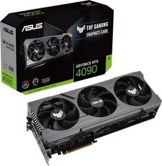 ASUS TUF Gaming TUF-RTX4090-24G-GAMING NVIDIA GeForce RTX 4090 24 ГБ GDDR6X DLSS 3 цена и информация | Видеокарты (GPU) | pigu.lt