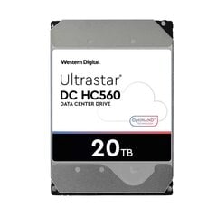 Western Digital Ultrastar DC HC560 (0F38785), 20TB kaina ir informacija | Vidiniai kietieji diskai (HDD, SSD, Hybrid) | pigu.lt