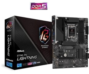 ASRock Z790 Phantom Gaming Lightning DDR5 So.1700 kaina ir informacija | Pagrindinės plokštės | pigu.lt