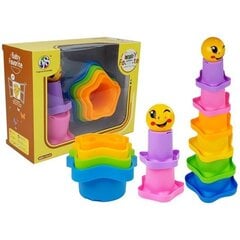 Sustatoma piramidė Asterisks, įvairių spalvų kaina ir informacija | Žaislai kūdikiams | pigu.lt