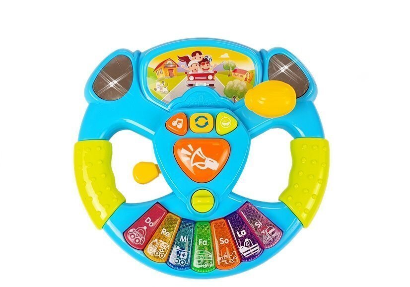 Lean toys Interaktyvus vairas kūdikiams kaina ir informacija | Žaislai kūdikiams | pigu.lt