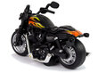 Žaislinis motociklas Lean Toys, juodas kaina ir informacija | Žaislai berniukams | pigu.lt