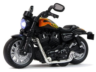 Žaislinis motociklas Lean Toys, juodas цена и информация | Игрушки для мальчиков | pigu.lt