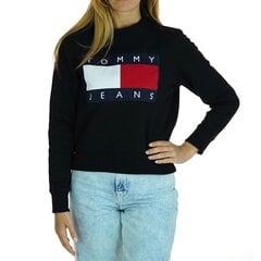 Džemperis moterims Tommy Filfiger, juodas kaina ir informacija | Džemperiai moterims | pigu.lt