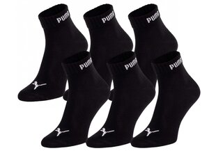 Kojinės vyrams Puma 50679, juodos, 6 poros kaina ir informacija | Vyriškos kojinės | pigu.lt